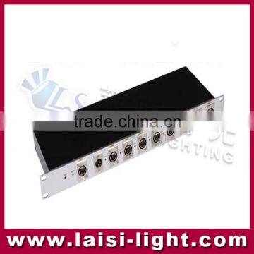 High quality 1 input 8 output DMX Signal Splitter, 8 Way Dmx Signal Splitter