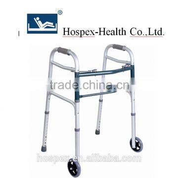 Easy going with wheels disabled walker
