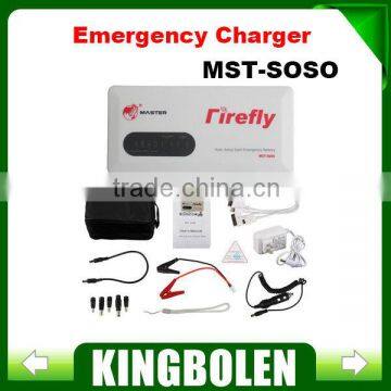 2015 12000mAh MST-SOSO Jump Start Emergency Charger for Mobile/Laptop/Car with Over-Load Protector Car Emergency Start Charging