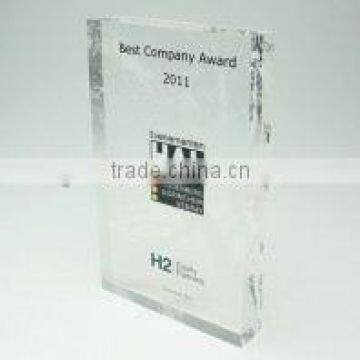 2015 New Design Glass Paperweight Direct Supply Acrylic Paper Weight Hot Sale Crafts photo-2