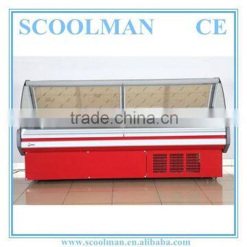 China Supplier Commercial Deli Glass Refrigerator