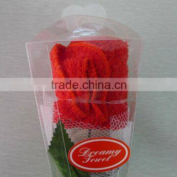 towel gift rose