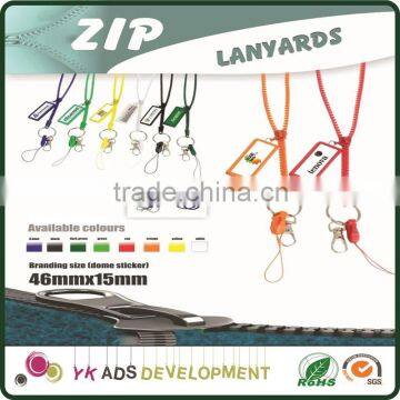 Safety Bucklerope Zipper Lanyard Heat Transfer Printing Washable photo-5