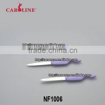 NF1006 nail file with foldable plastic handle