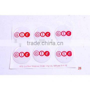 3d die cut epoxy resin sticker from China (M-EP259)