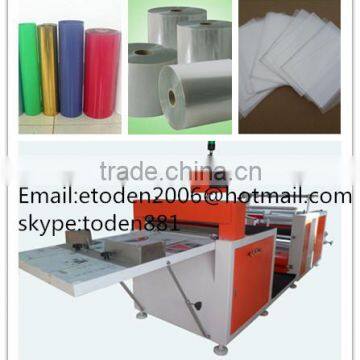 automatic plastic sheet cutting machine for roll material