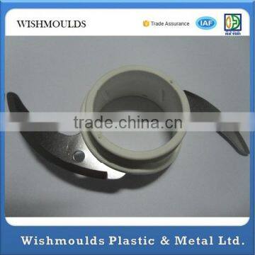 China Custom Plastic over mold stainless steel impeller mould manufacturer