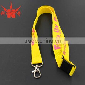 Custom nylon material / sublimation / woven lanyard