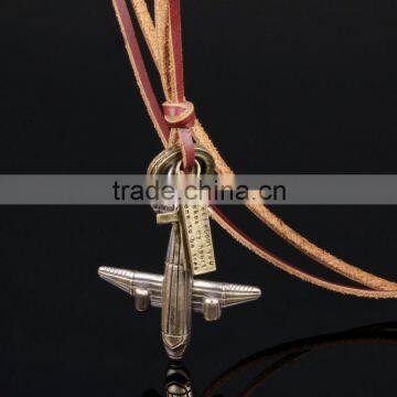 New 2016 Jewelry Alloy Airplane Pendant Necklace photo-2