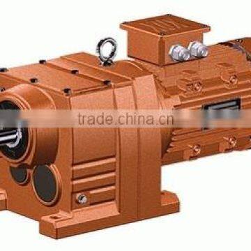 Cast iron inline spur helical gear drive gearmotor R series for rolling mill