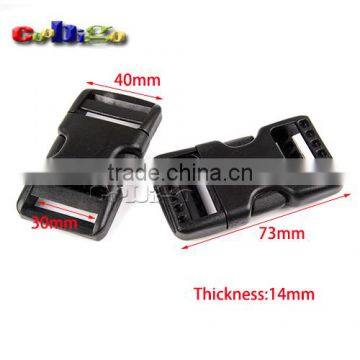 1-1/4"(30mm) Longer Side Release Buckle Plastic for Travel Hiking Camping Bags #FLC409-30B