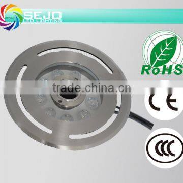 LED Pool light 304 whole stainless steel RGB 15W IP68 CE ROHS