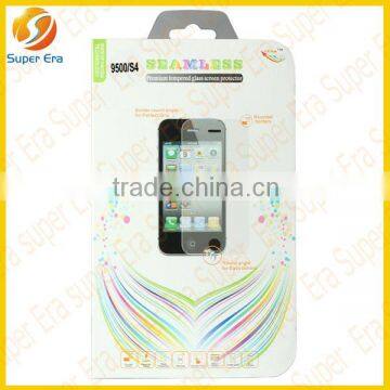 Super era mobile phone for samsung galaxy S4 9500 9505 tempered glass screen protector--large wholesale in china 