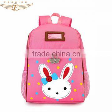 Cute printing rabbit backpack kids school bags