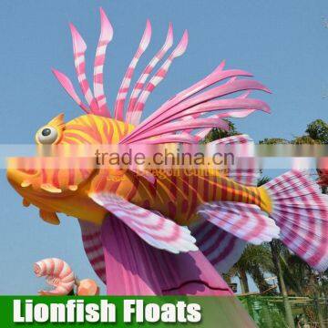 Zhuhai Ocean Kingdom Lionfish Floats for Amusement