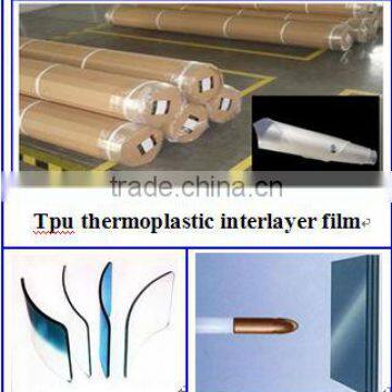 tpu laminating interlayer film in windshield glass standing zero 50 degrees