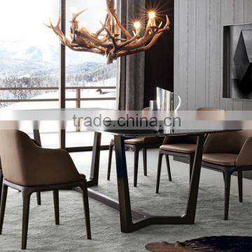 Italian Modern Style Wood dining table (E-31-1)