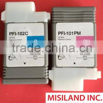 Compatible Canon image PROGRAF PFI-102 Ink Cartridges For Canon IPF500 ipf510 Plotter Printer