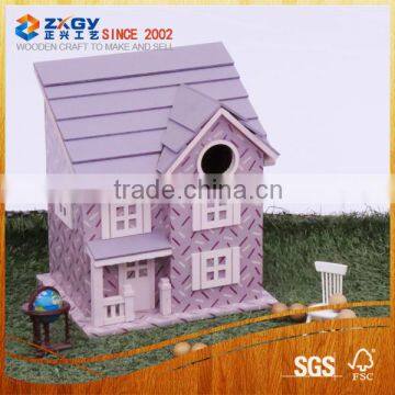 handcraft mini house model wooden toy