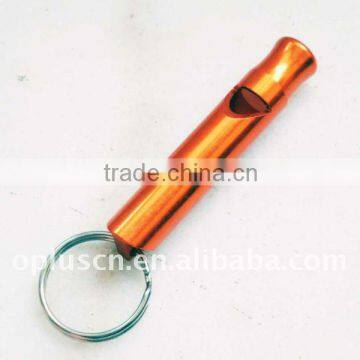 ALUMINUM WHISTLE KEYCHAIN