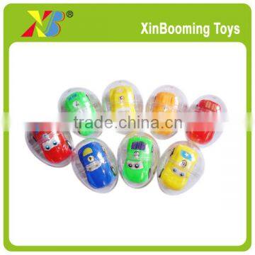 Promotion 5cm Mini Plastic Pull Back Car in Egg toys