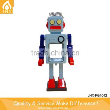 Fiberglass Cartoon Robot Statue Sculpture