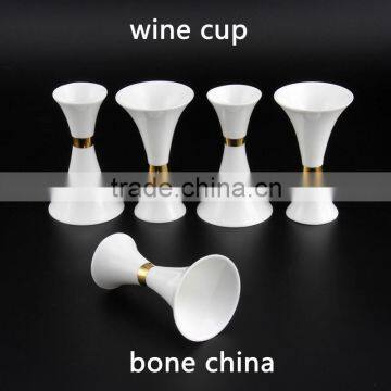 Japanese 10pcs Fine Bone China Wine Set With Gold-rim photo-2