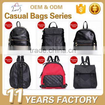 High Quality Black Leather Shoulder Strap Bag Men Manufacturer photo-5