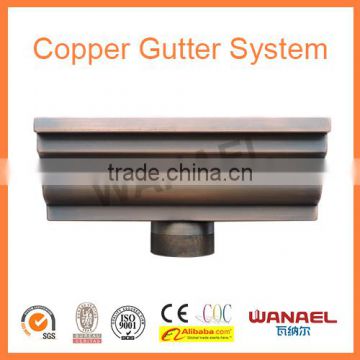 Durable Copper gutter