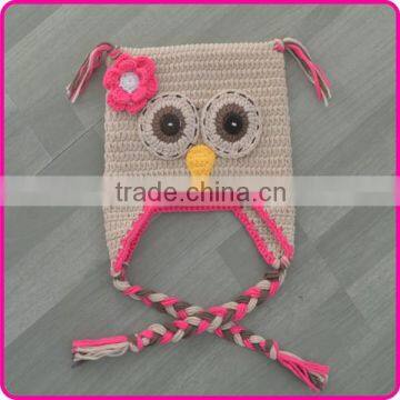 handmade winter kids owl hats crochet pattern baby girl hats