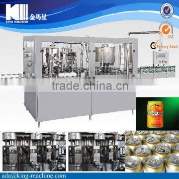 Automatic Can Filling and Sealing Machine / Instrument / Apparatus / Facility for Carbonated Drink