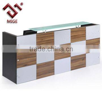 Modern office reception counter