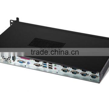 1U 19 Inch Enhanced Industrial Embedded Chassis With Qual Core Intel I5-4950 3.3G 4G/Hitachi 500G 300 Watts Heat Pipe Cooling photo-2