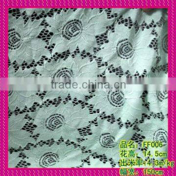 nylon chenille lace fabric for women