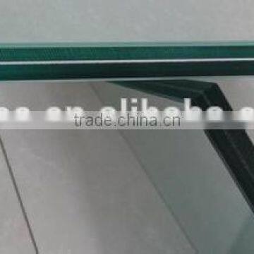 Top grade clear frameless laminated glass for building fence stair railing