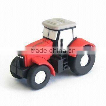 Truck Usb Flash Drive Pvc Material With Embossed Logo