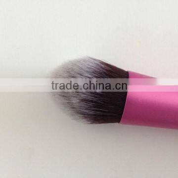 metal handle tapered kabuki makeup brush,stock cosmetic tool