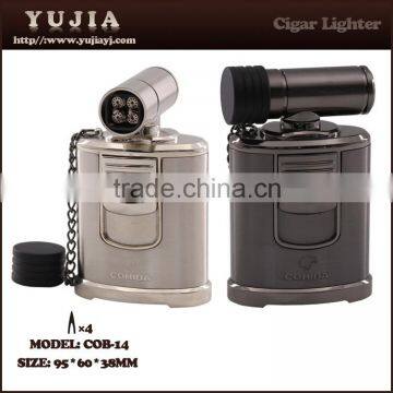 Hot selling newest household four flame cigar lighter wholsale lighter