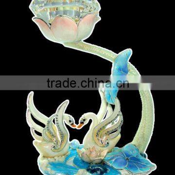 2014 New Design, Crystal/Glass Pen Holder with Enamel for Home Decoration