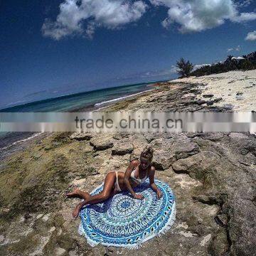 150 cm Round Beach towel with tassels from Factory