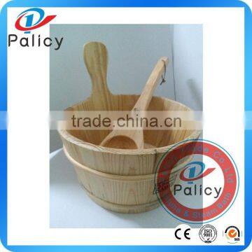 Wooden Sauna Bucket and Scoop With Inner photo-2