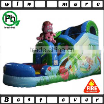 inflatable monkey surf animal toy inflatable water park wet n dry slides for kids                        
                                                                                Supplier's Choice