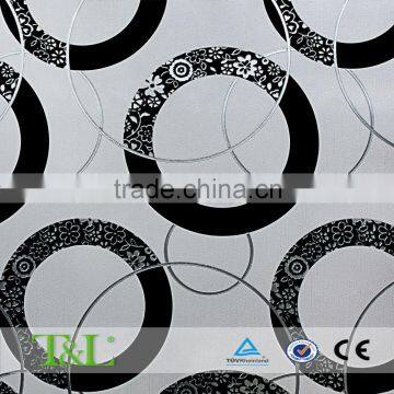 Interior decoration geometry pvc wallpapers 3d