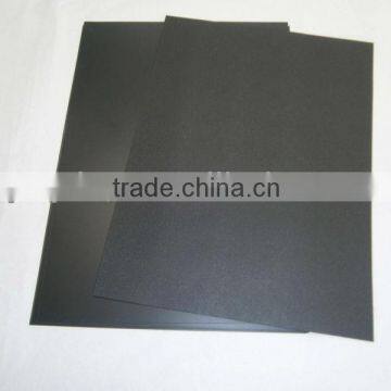 Rigid black embossed PVC sheets