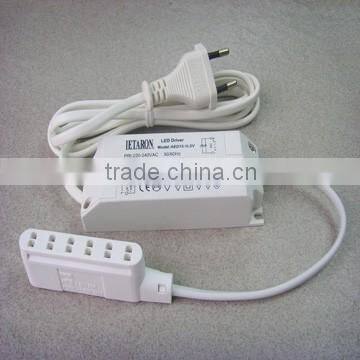 antique white brush 30V AMP VDE certificate parallel snap in lock 6 gats LED driver distributor boxes