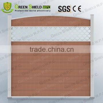 WPC/Wood Plastic Fence/Enclosure Wall 1.8m/2.0m/figured/better than vinyl fence