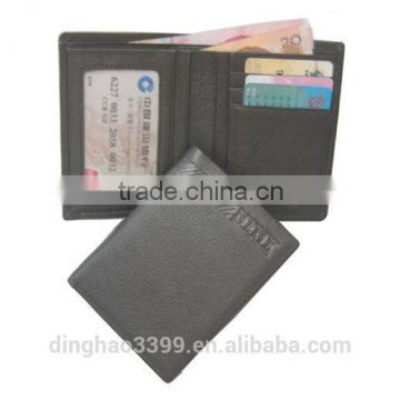 hot sale business wallet leather credit card holder men's travel wallet