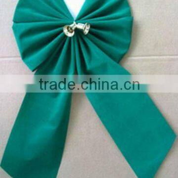 HOT SALE! Big Green Velvet Ribbon Christmas Tree Hanging Decorating bow