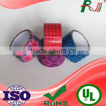 Heat resistant reinforced adhesive waterproof sticky duct tape for carton sealing