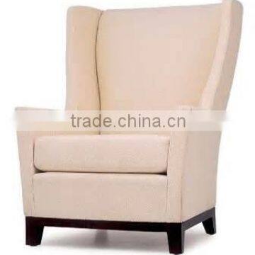 hotel lobby sofa high back sofa chair in wood frame HDL1730